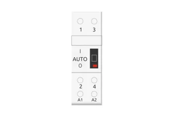 Contacteur jour nuit avec positions 0 Auto et I et bornes A1 A2
