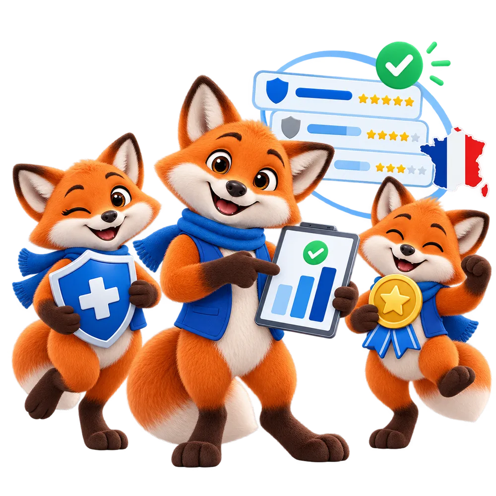 Mascotte JeSwitch présentant les statistiques du ratio prestations/cotisations