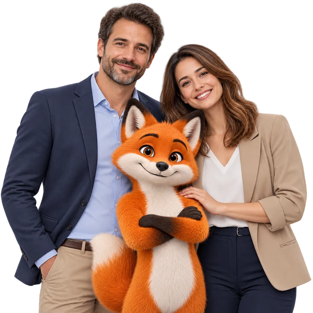 Agents territoriaux et mascotte JeSwitch