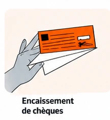 Encaissement de chèques
